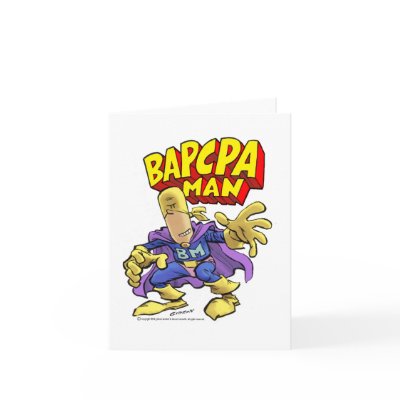 BAPCPA Man Thank You Cards by bankruptcybill