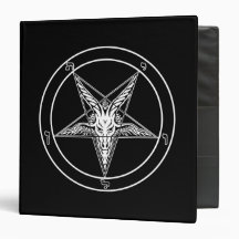 Baphomet 3-ring Binder