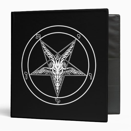 Baphomet 3ring Binder