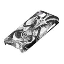 Baphomet Black And White iPhone 5 Cover
