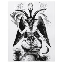 Baphomet (black) flyers