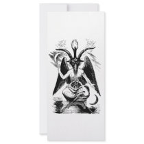 Baphomet (black) rack cards by spyderfyngers Baphomet (black) rack cards