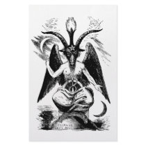 Baphomet (black) stationery