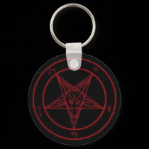 baphomet - Customized keychains by gacatmandu baphomet - Customized keychains