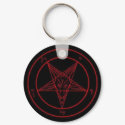 baphomet - Customized keychains by gacatmandu baphomet - Customized keychains