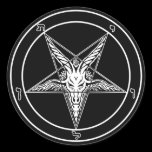 Baphomet decals - Big 3-inch - Set of 6 stickers