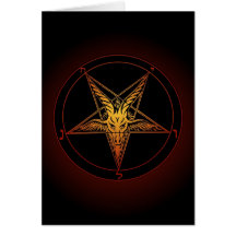 Baphomet Greeting Card