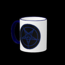 Baphomet In Blue mugs