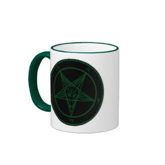 Baphomet In Green mug