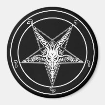 Baphomet magnet - 3 inch