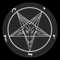 Baphomet Round Sticker Set stickers