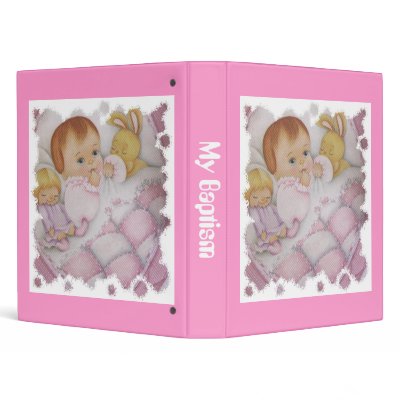 baptism album binders by isabelalfarrobinha