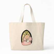 Baptism Baby Girl Canvas Bag