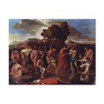 Baptism By Poussin Nicolas (Best Quality) Post Card