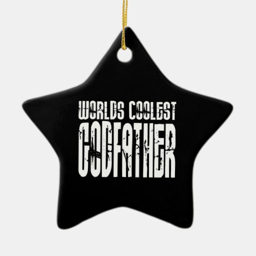 Baptism Christening Gifts Worlds Coolest Godfather Christmas Ornament