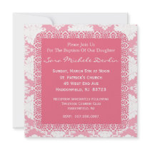 Baptism/Christening Invitation for Girl