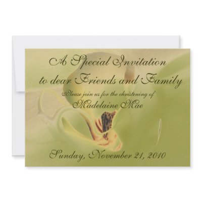 Baptism Invitation Announce Card, Save the Date Or by JayneLogan