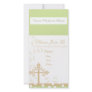 baptism invitation customized photo card