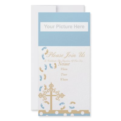 baptism invitation picture card by chandraws