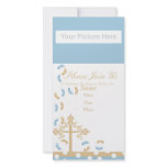 baptism invitation picture card