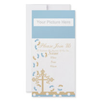 baptism invitation picture card