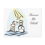 Baptism Invitation Postcard