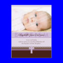 BAPTISM INVITATION :: pure 1 postcards