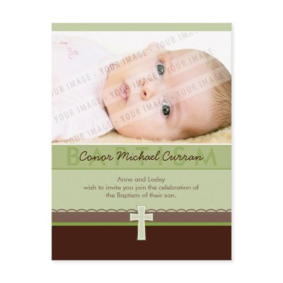 BAPTISM INVITATION :: pure 6 Postcards by edgeplus