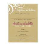 BAPTISM INVITE :: designer vogue 5 Post Cards