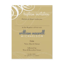BAPTISM INVITE :: designer vogue 7 Post Cards