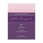 BAPTISM INVITE :: elegant 2 Postcards