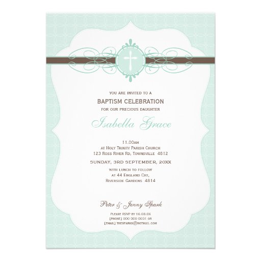 BAPTISM INVITE :: immaculate 3P