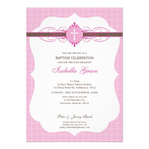 BAPTISM INVITE :: immaculate 4P