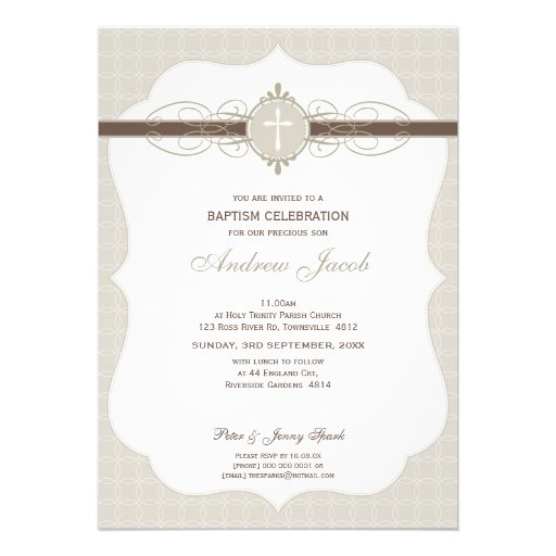 BAPTISM INVITE :: immaculate 7P