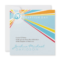 BAPTISM INVITES :: modern dove 5SQ