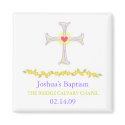 Baptism Magnet , Cross design