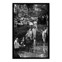 Baptism Near Mineola, TX 1935 posters by lc_vintagephotos Baptism Near Mineola, TX 1935 posters