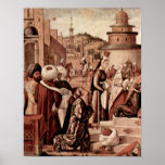 Baptism of believers by Vittore Carpaccio Print