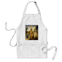 Baptism of Christ by Da Vinci and Verrocchio Apron