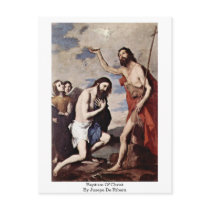 Baptism Of Christ By Jusepe De Ribera Post Card