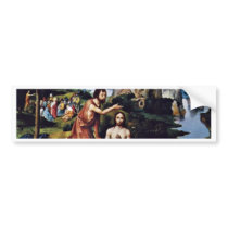 Baptism Of Christ By Patinir Joachim (Best Quality Bumper Sticker
