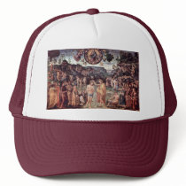 Baptism Of Christ By Perugino Pietro Mesh Hats