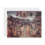 Baptism Of Christ By Perugino Pietro Custom Invitation
