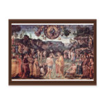 Baptism Of Christ By Perugino Pietro Postcards