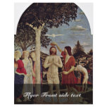 Baptism Of Christ By Piero Della Francesca Full Color Flyer