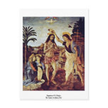 Baptism Of Christ By Sarto Andrea Del Postcards