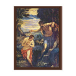 Baptism Of Christ By Tintoretto Jacopo (Best Quali Post Card