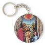 Baptism Of Christ By Weyden Rogier Van Der Key Chain