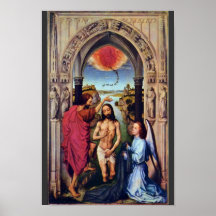 Baptism Of Christ By Weyden Rogier Van Der Posters