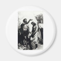 Baptism of Christ. circa 1879 Fridge Magnet